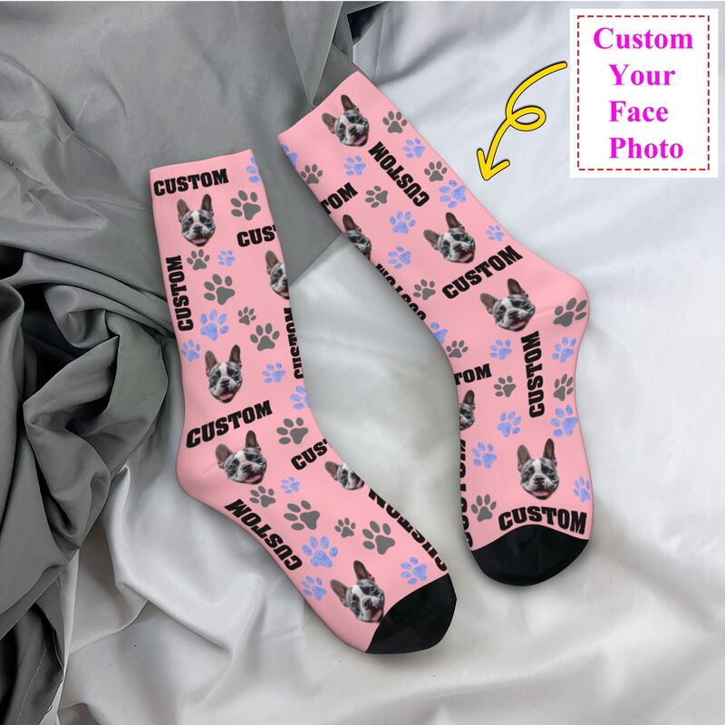 Women Fashion Dress Names - Calcetines de vestir personalizados con foto