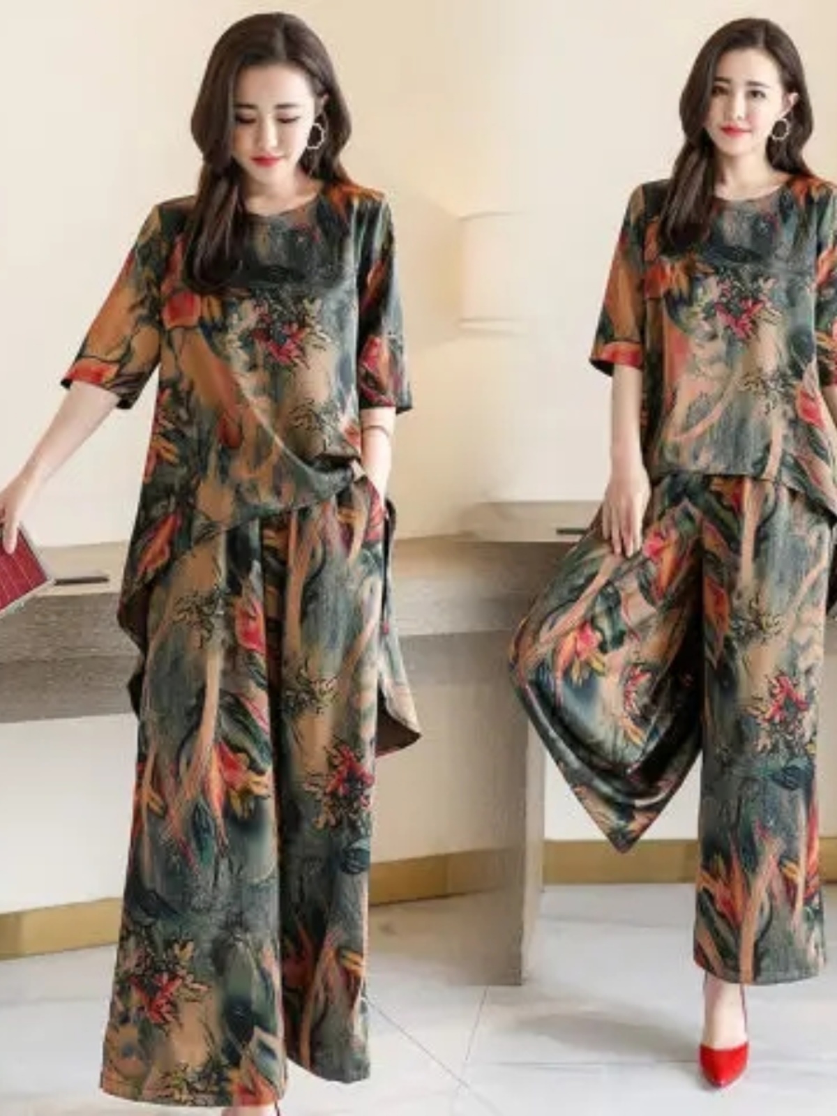 Women Fashion Over The Years - Conjunto de dos piezas para mujer,