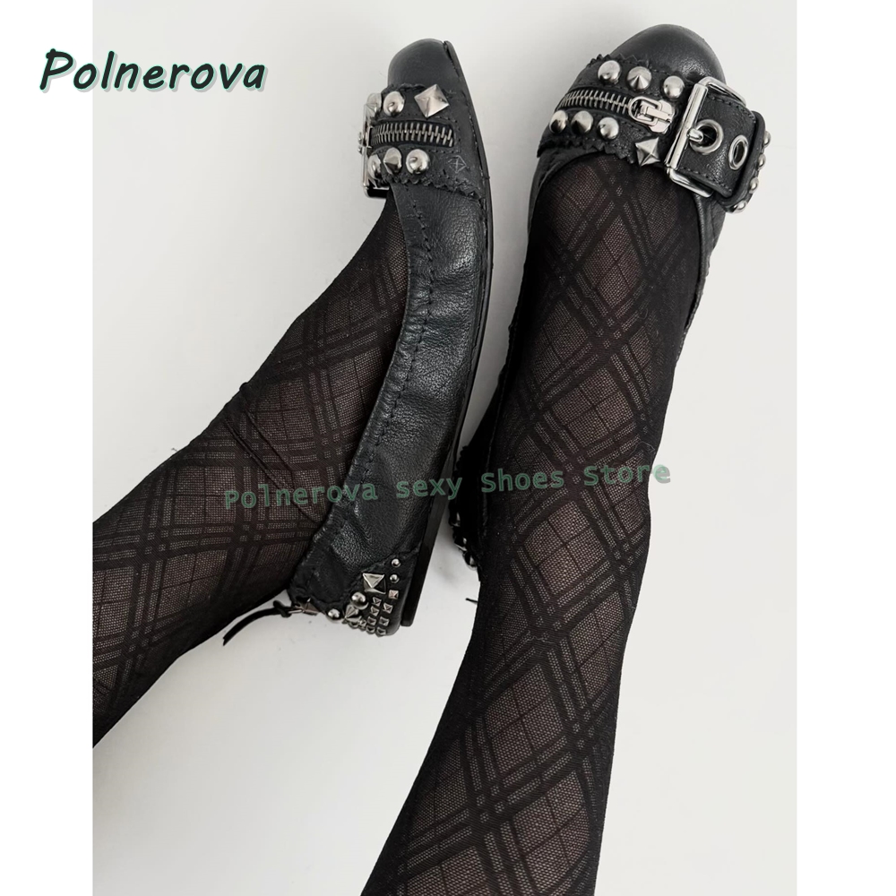 Women'S Fashion Shoes - Zapatos Mary Jane con Hebilla de