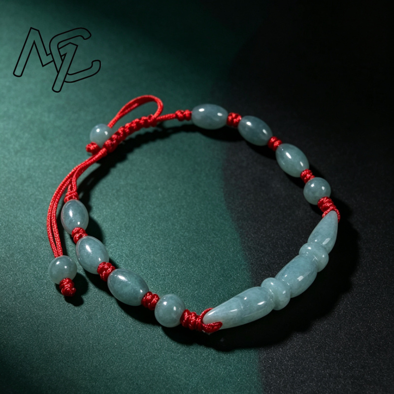 Women'S Fashion Jewellery - Pulsera DIY de cuentas de jade