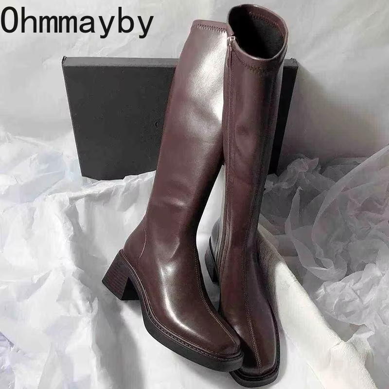 Botas hasta la rodilla De tacó - Women'S Fashion Knee High Boots reseña y precio