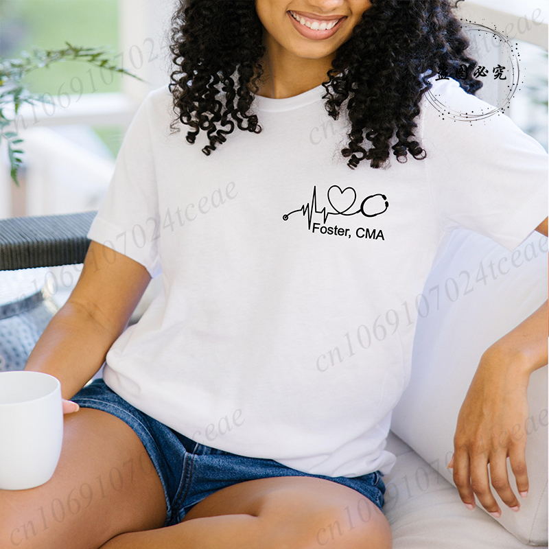 Camiseta de enfermera con nomb - Women Fashion Names reseña y precio