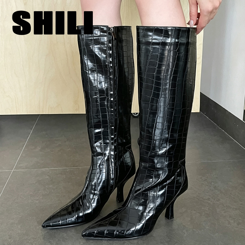 Botas Altas Negras Sexy para M - Women'S Fashion Knee High Boots reseña y precio