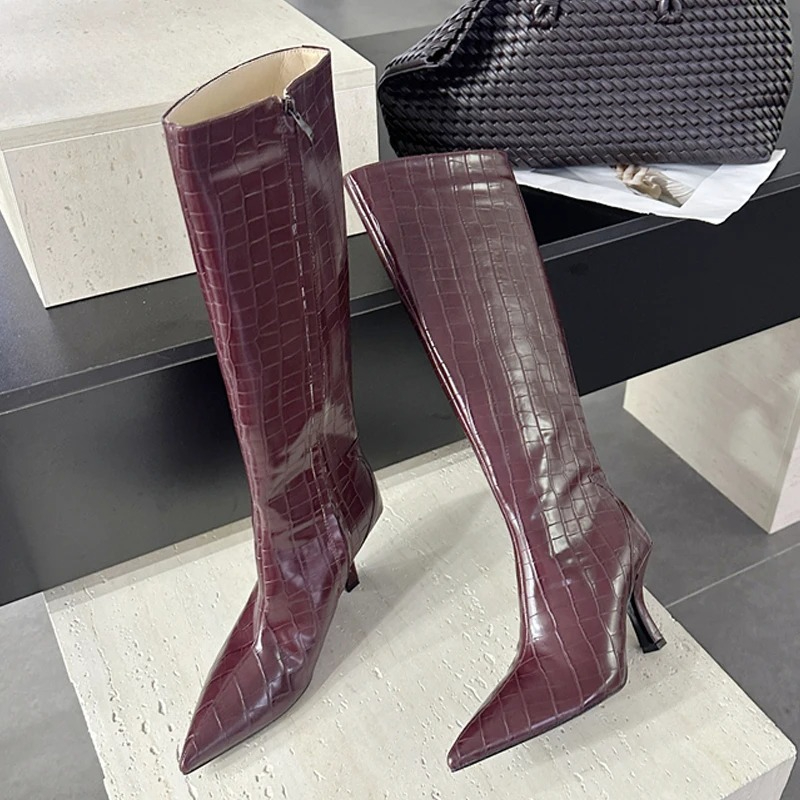 Botas Altas Negras Sexy para M - Women'S Fashion Knee High Boots reseña y precio