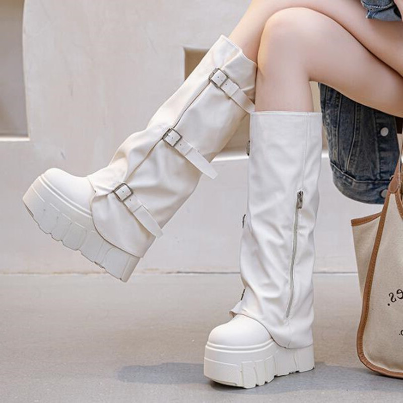 Nuevo 2026 marca de moda Otoño - Women'S Fashion Knee High Boots reseña y precio