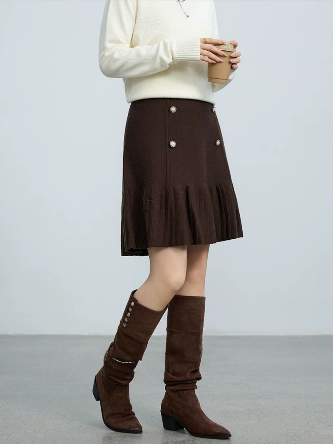 Minifalda de talla grande con  - Women Fashion Over The Years reseña y precio