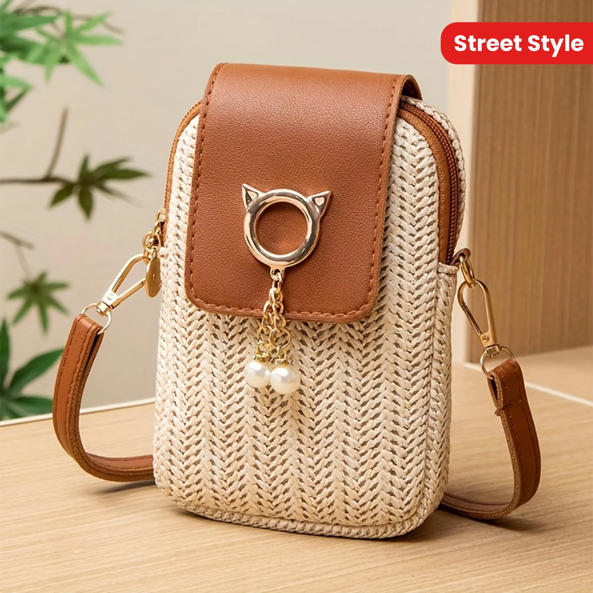 Mini bolso cruzado para teléfo - Women Fashion Over The Years reseña y precio